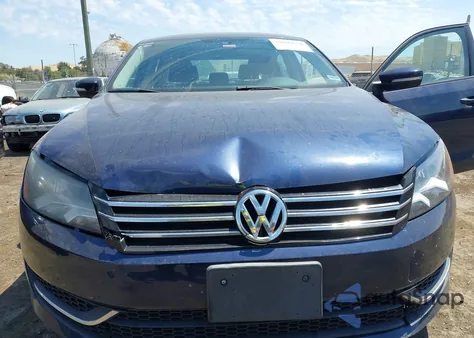 2013 Volkswagen Passat 2.5L S from USA, damaged, VIN 1VWAP7A32DC004845